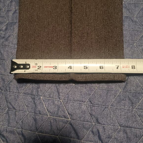 St. Croix Men's Size 36x29 Wool Blend Pants Brown/Gray Flat Front Made In Italy - Picture 11 of 11